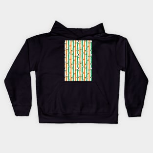 Irish lips splatter stripe Kids Hoodie